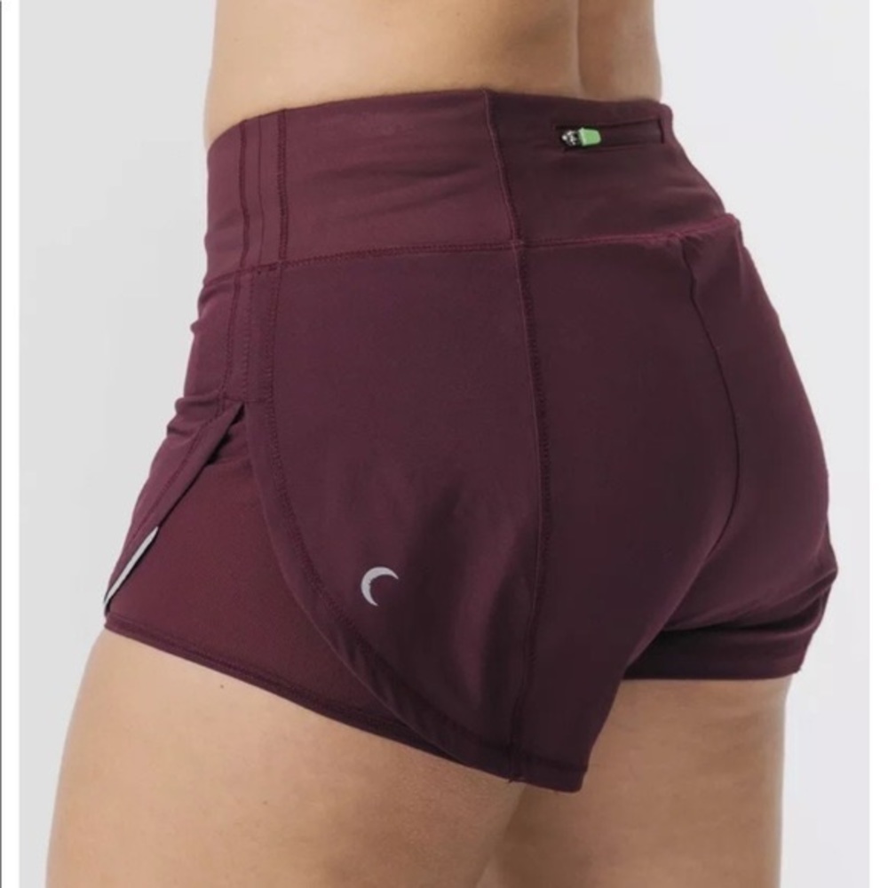 ZYIA Active Mesh Energy Shorts in Plum